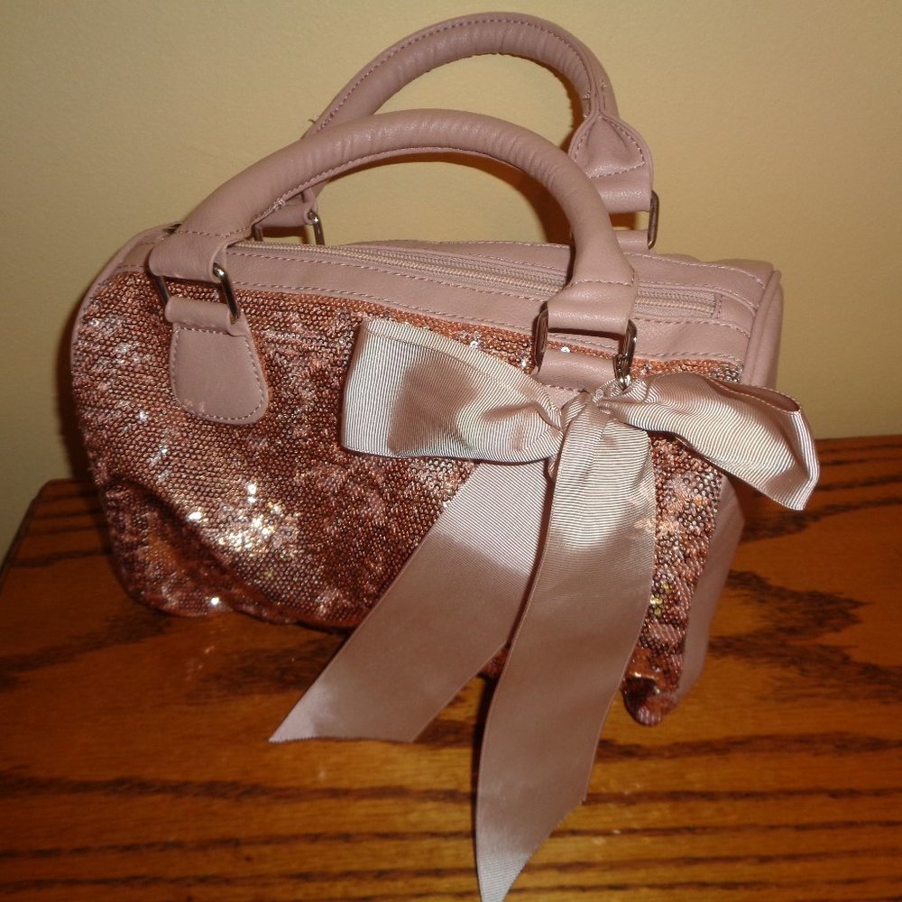 Xhilaration Pink sequin bag